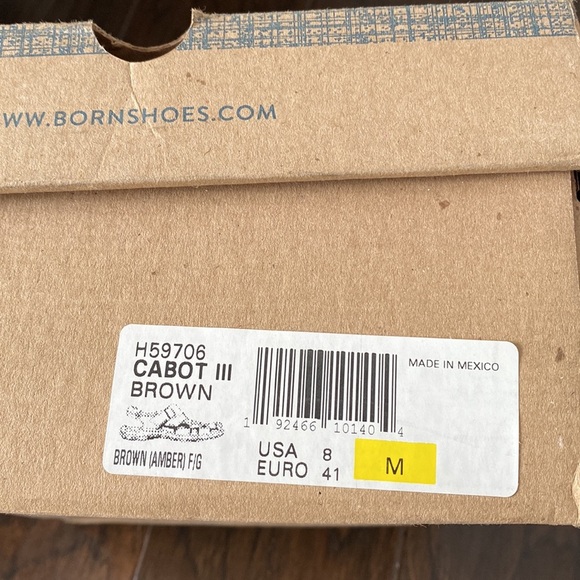 BORN Men's Leather Fisherman Sandals  Size 8 - Picture 9 of 10